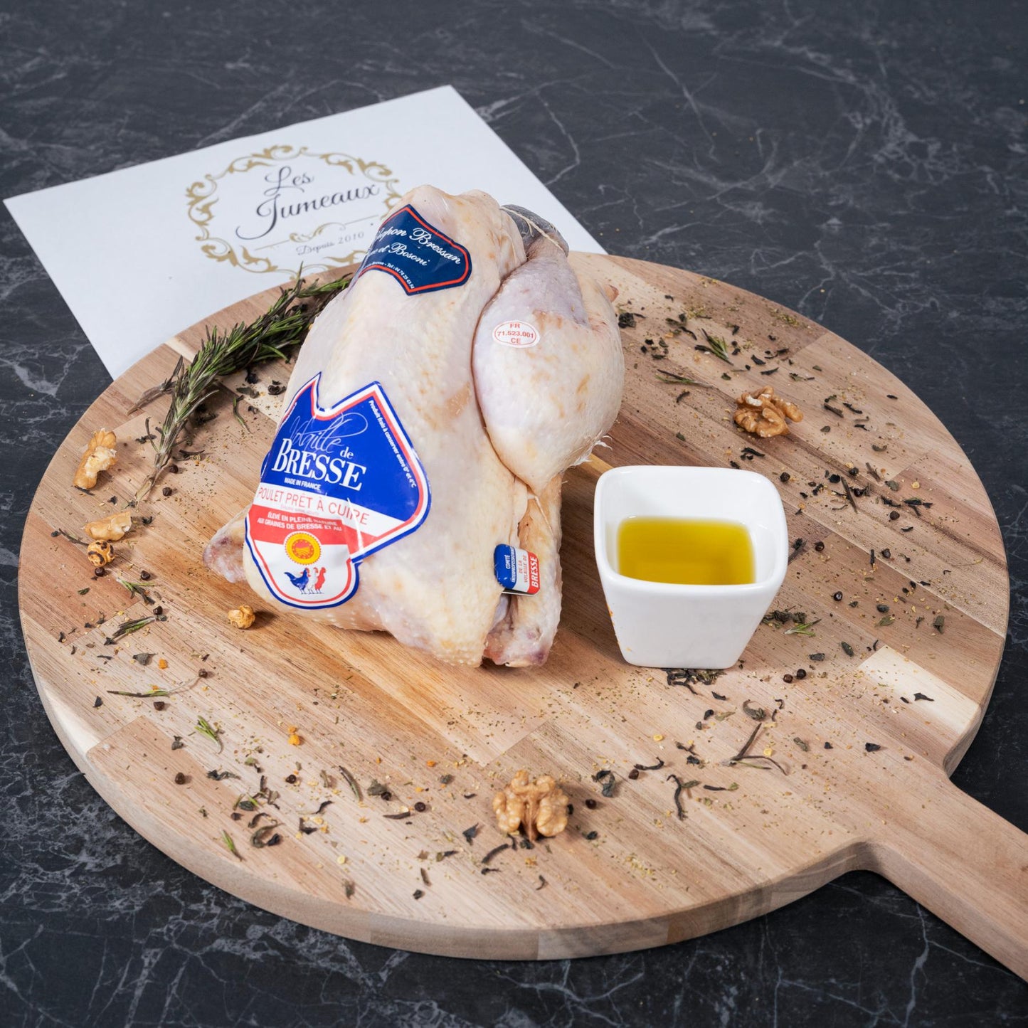Poulet de Bresse effilé
