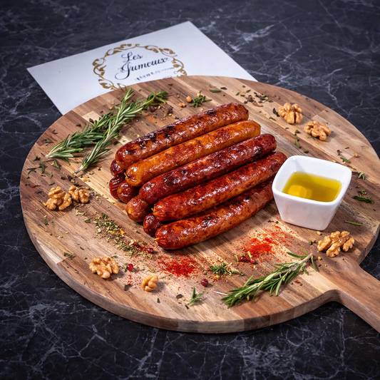 Assortiment de cinq Merguez