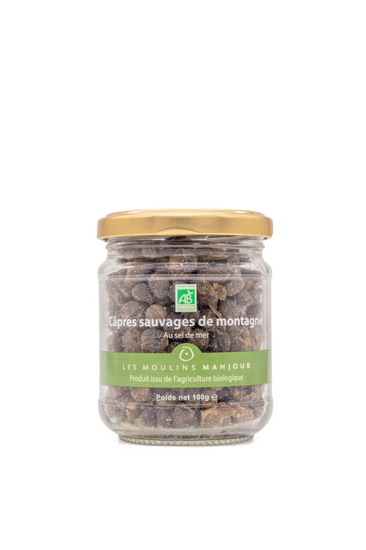 Câpres sauvages de montagne au sel de mer 100g — Les Moulins Mahjoub
