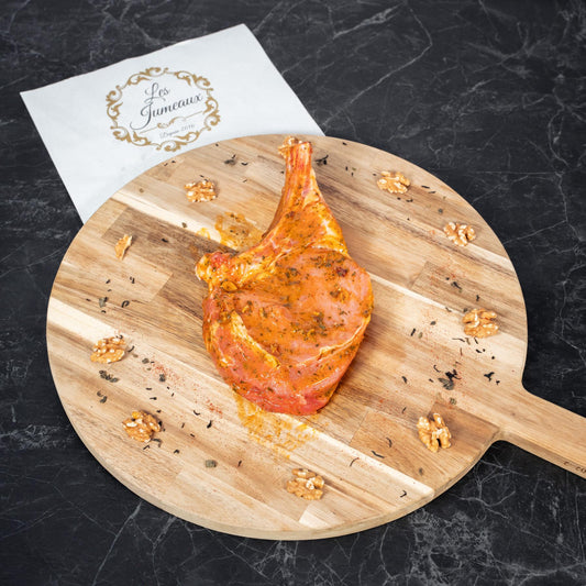 Côte de veau mariné avec os