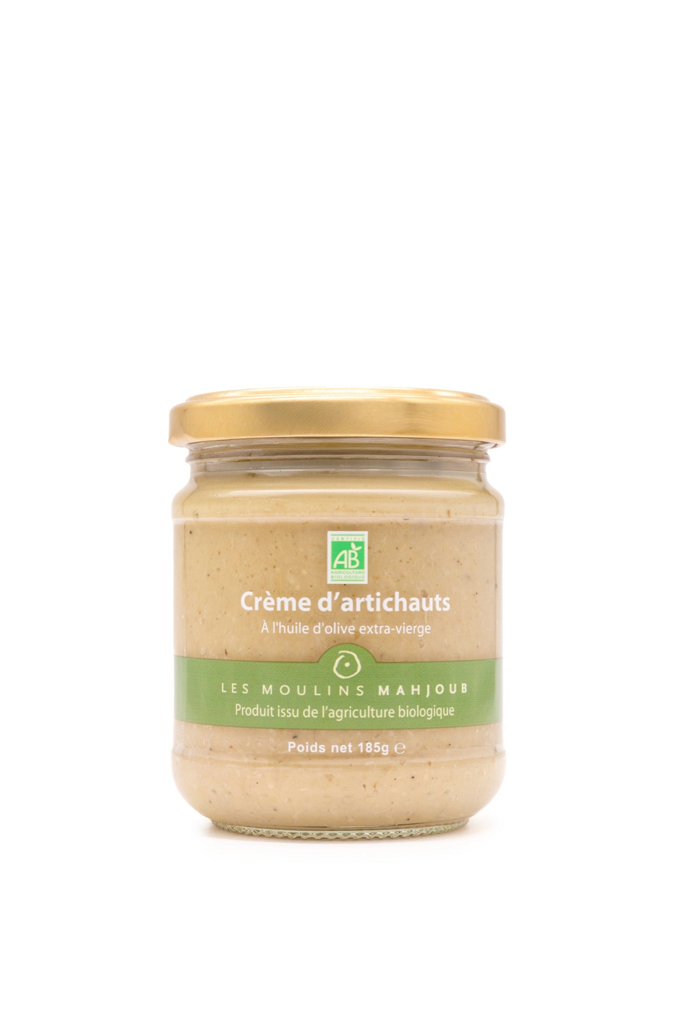 Crème d'artichaut bio à l'huile d'olive extra-vierge 185g — Les Moulins Mahjoub