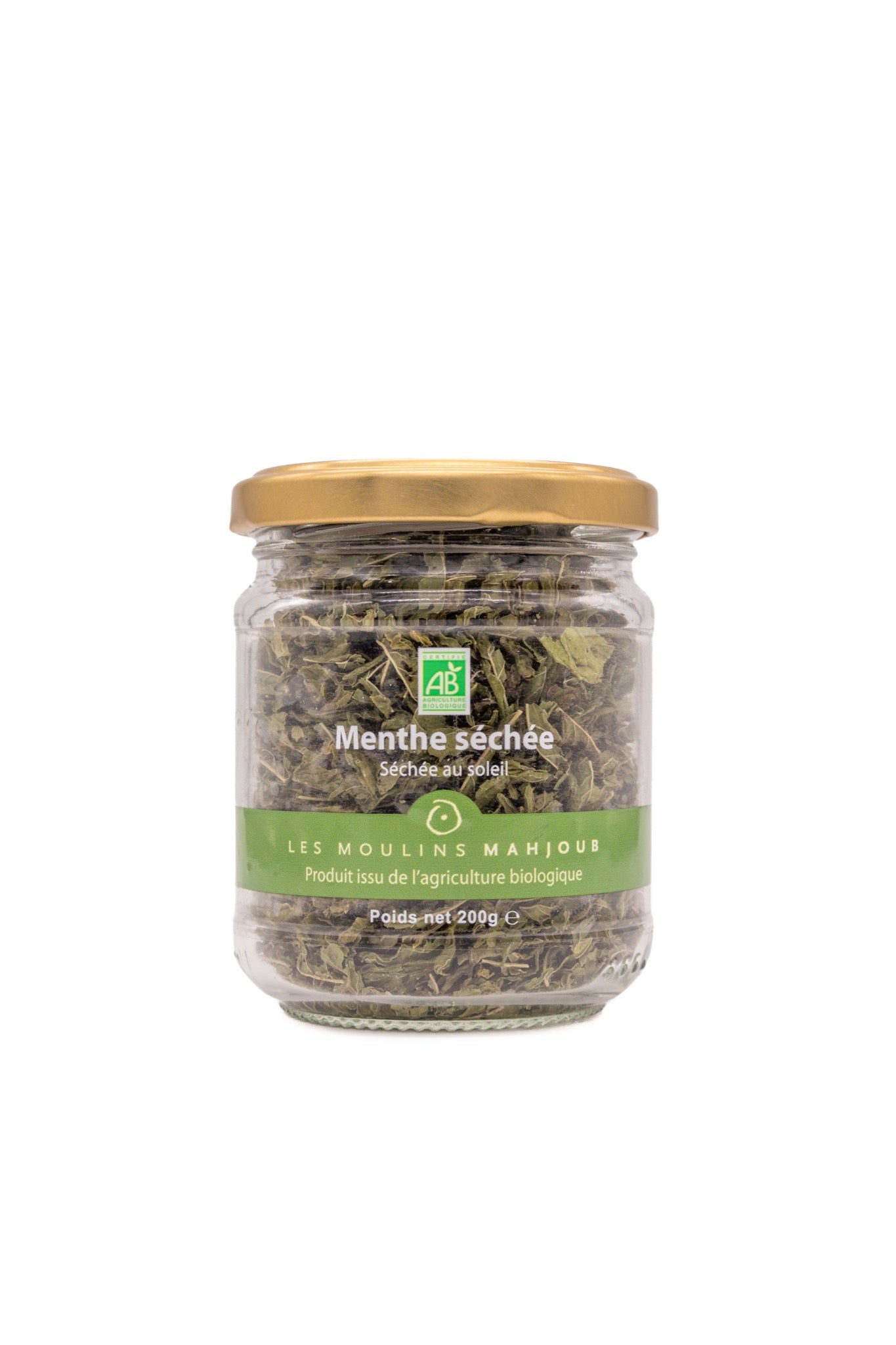 Menthe séchée bio, séchée au soleil 20g — Les Moulins Mahjoub