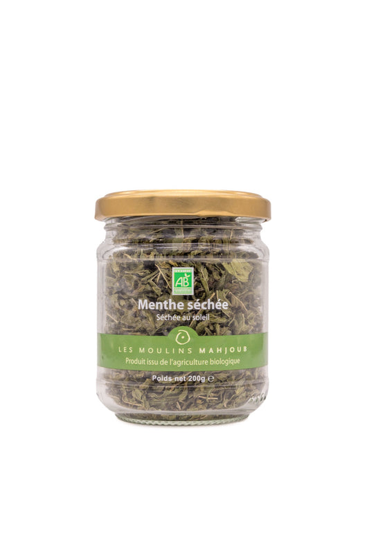 Menthe séchée bio, séchée au soleil 20g — Les Moulins Mahjoub
