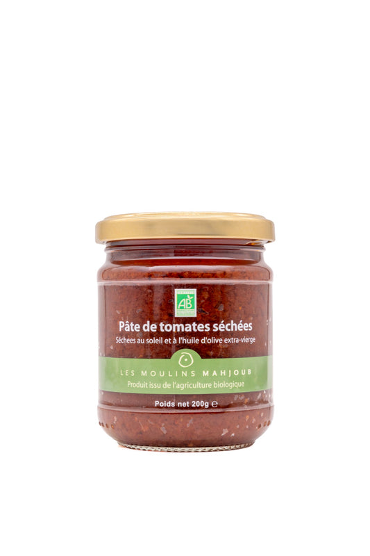 Pâte de tomate séchée bio à l'huile d'olive extra-vierge 200g — Les Moulins Mahjoub