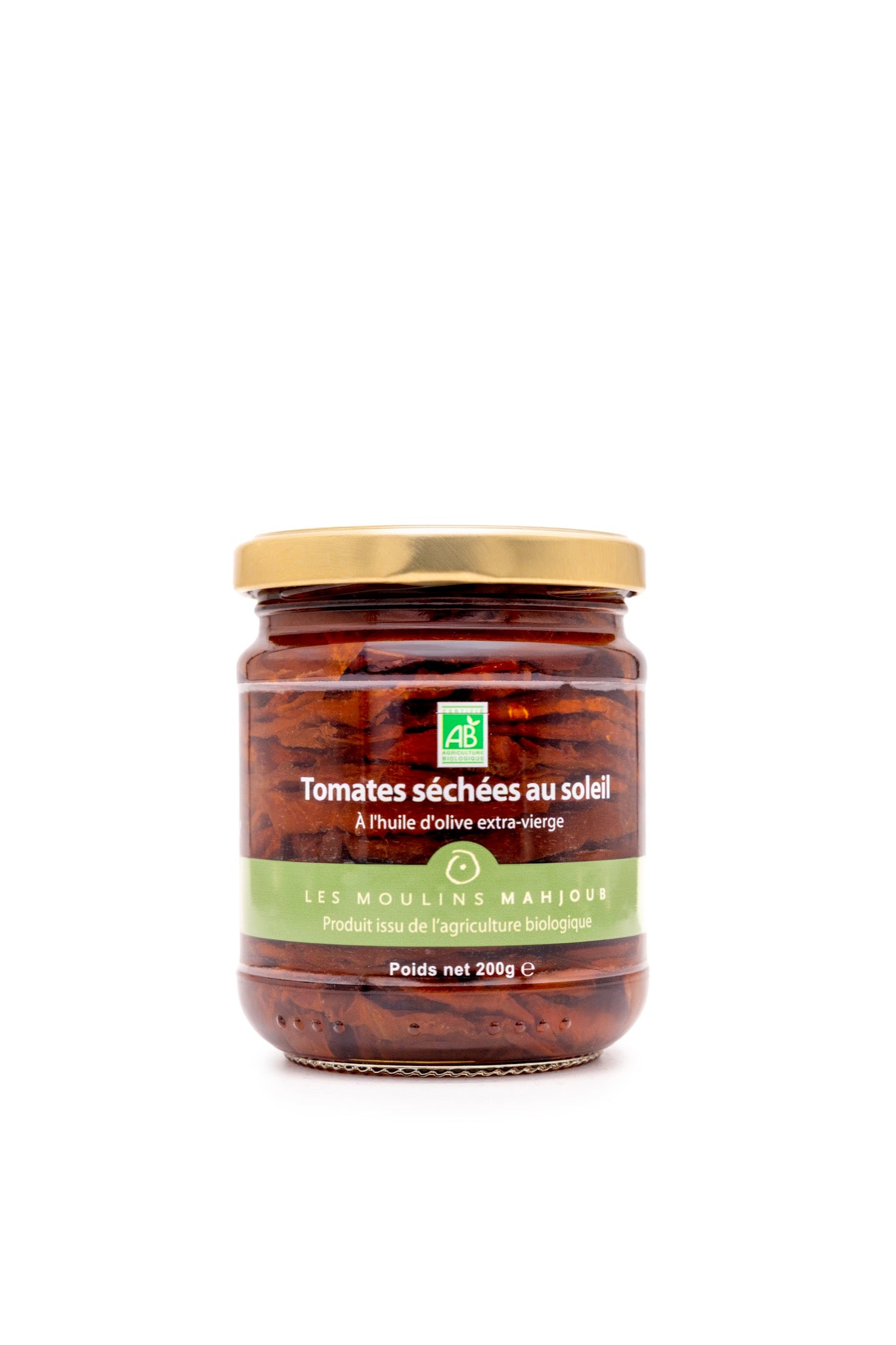 Tomates séchées au soleil bio à l'huile d'olive extra-vierge 200g — Les Moulins Mahjoub