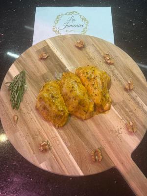 Haut de cuisse de poulet mariné