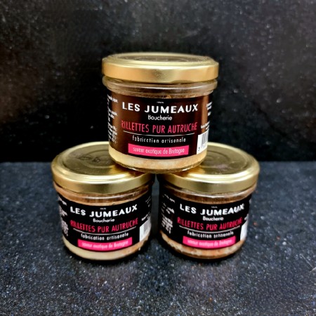 Rillettes d'autruche nature